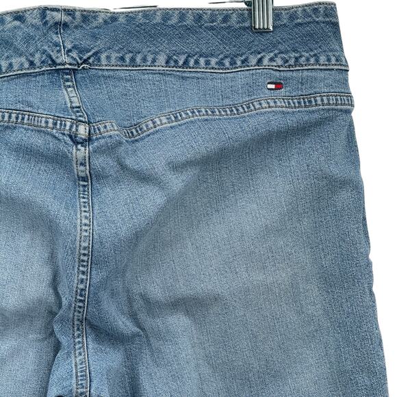 Tommy Hilfiger VTG Hipster Bootcut Jeans Women SZ 14 Blue Classic Retro Denim - Picture 6 of 11